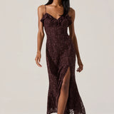 ASTR the Label Leonie Floral Lace Maxi Dress