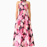Elliatt Lumiflora Halter Gown
