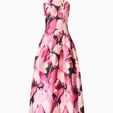 Elliatt Lumiflora Halter Gown