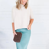 Rain and Rose The Maple Turtleneck Sweater