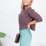Rain and Rose The Maple Turtleneck Sweater
