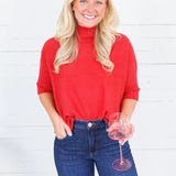 Rain and Rose The Maple Turtleneck Sweater