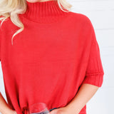Rain and Rose The Maple Turtleneck Sweater