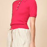 Maude Club Darcy Polo Top