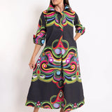 House of MBR Merriweather Ruthie Shirt Dress Long