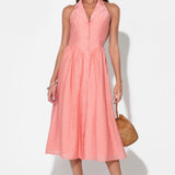 Adelyn Rae Mia Halter Midi Dress