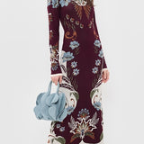 Farm Rio Millena Knit Midi Dress