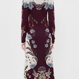 Farm Rio Millena Knit Midi Dress