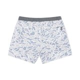 Burlebo Athletic Short - White Camo - Grey Liner 5.5"