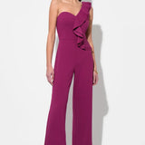 Adelyn Rae Daena One Shoulder Jumpsuit