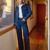 Velvet Hearts Pepa Dark Denim Jacket