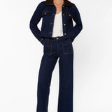 Velvet Hearts Pepa Dark Denim Jacket