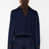 Velvet Hearts Pepa Dark Denim Jacket