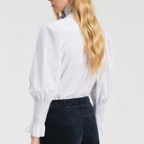 Vilagallo Mini Plaid Shirt with Bow