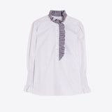 Vilagallo Mini Plaid Shirt with Bow