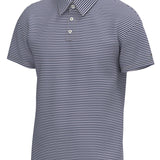 Southern Point Co. Morgan Stripe Performance Polo