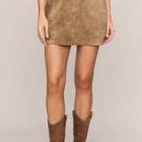 Z Supply Perri Suede Skirt