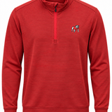 Fins & Feathers UGA Bulldog Striped Quarter Zip