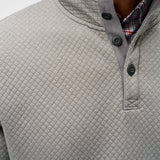 Johnnie-O Rockwells Diamond-Quilted Henley Pullover