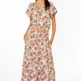 Velvet Heart Roseanne Hawaiian Floral Skirt
