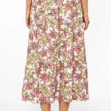 Velvet Heart Roseanne Hawaiian Floral Skirt