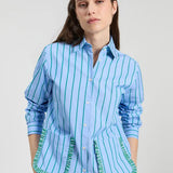 Vilagallo Ruffled Pocket Shirt