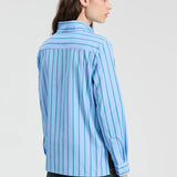 Vilagallo Ruffled Pocket Shirt