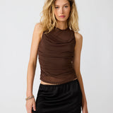 Steve Madden Roman Mesh Top