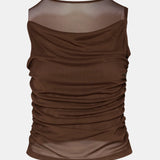 Steve Madden Roman Mesh Top