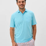 Johnnie-O Original 4-Button Polo - Coastal Wash