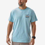 Burlebo Short Sleeve Tee - Tackle Shop - Sky Blue