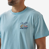 Burlebo Short Sleeve Tee - Tackle Shop - Sky Blue