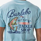 Burlebo Short Sleeve Tee - Tackle Shop - Sky Blue