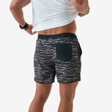 Burlebo Swim Trunk - Tiger Stripe Camo - Wetland