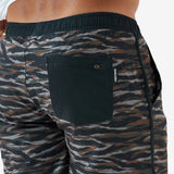 Burlebo Swim Trunk - Tiger Stripe Camo - Wetland
