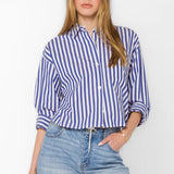 Velvet Heart Stormi Blue Stripe Shirt