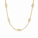 Julie Vos Saratoga Statement Necklace Mother of Pearl