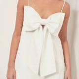 Maude Club Caroline Bow Front Minidress