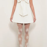 Maude Club Caroline Bow Front Minidress