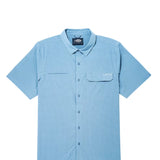 Aftco Air-O Mesh Tech Short-Sleeve Button-Down Shirt