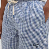 Barbour Gingham Seersucker Swim Trunks