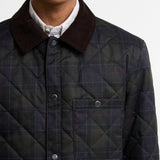 Barbour Tartan Shirt Quilted Jacket