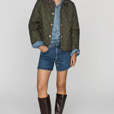 Barbour Icons Cropped Liddesdale Quilted Jacket