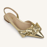 Yosi Samra Violet Slingback Flat
