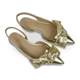 Yosi Samra Violet Slingback Flat