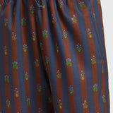 Vilagallo Nova Floral Striped Pants