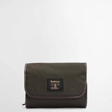 Barbour Waxed Hanging Washbag