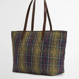 Barbour Wetherham Quilted Tartan Tote Bag
