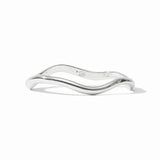 Julie Vos Wave Bangle - Silver