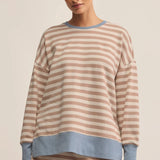 Z Supply Layer Up Stripe Sweatshirt